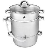 Соковарка MercuryHaus MC-1729, 8л, нержавейка, индукция