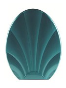 Сиденье для унитаза жесткое Росспласт Ракушка РП-812