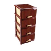 Комод Росспласт РП-421 Декор Красное дерево