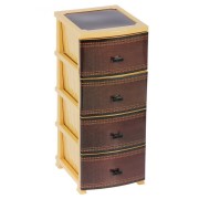 Комод Росспласт ДЕКОР Кожа моно