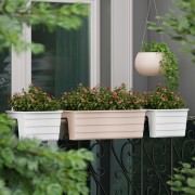 Кашпо подвесное уличное на перила Альтернатива М8922